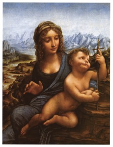 Madonna dei fusi Leonardo